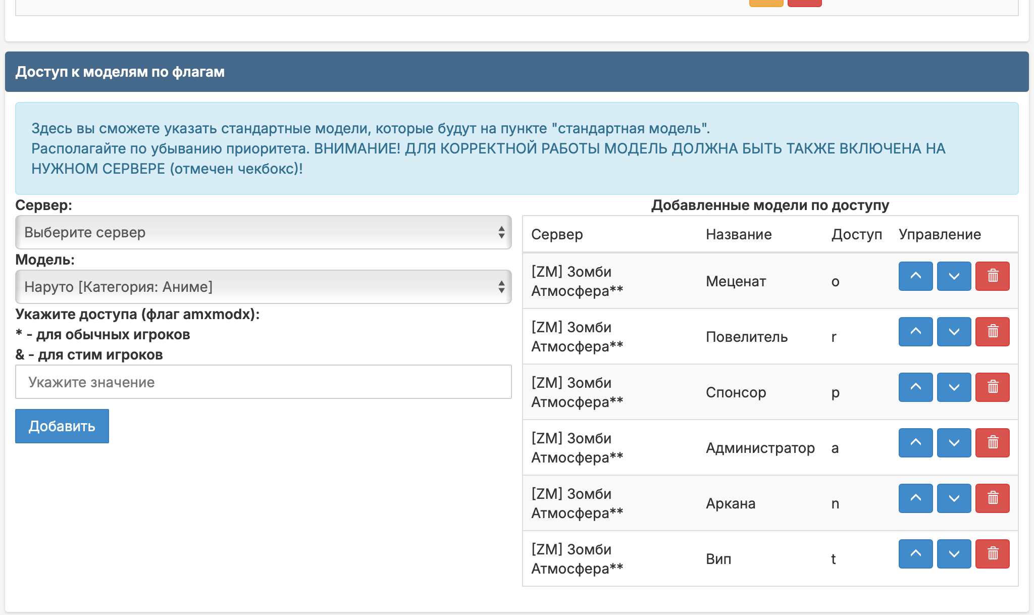 Система Продажи Моделей Игроков | SMS