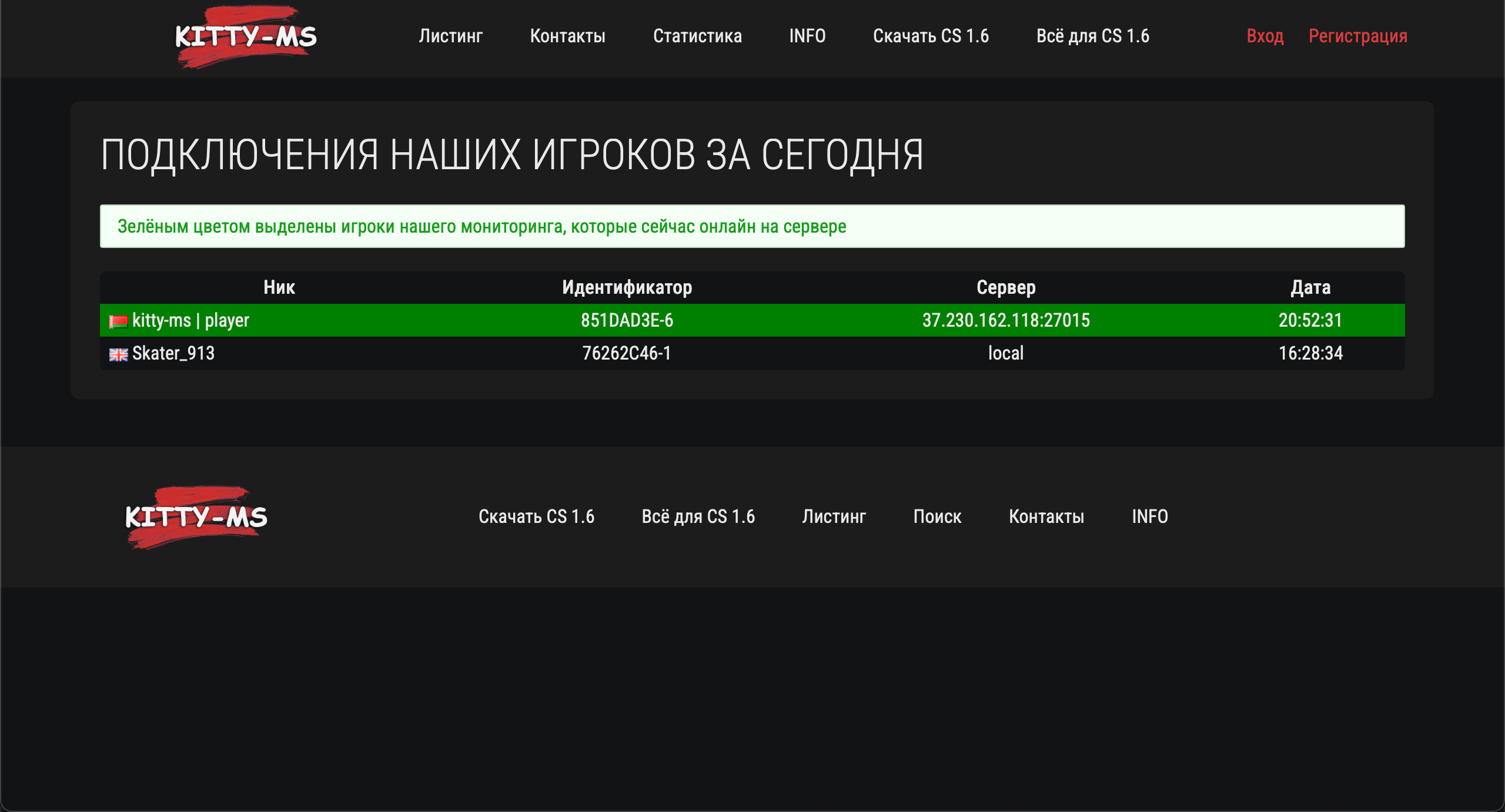 Модуль наших игроков | nDirect
