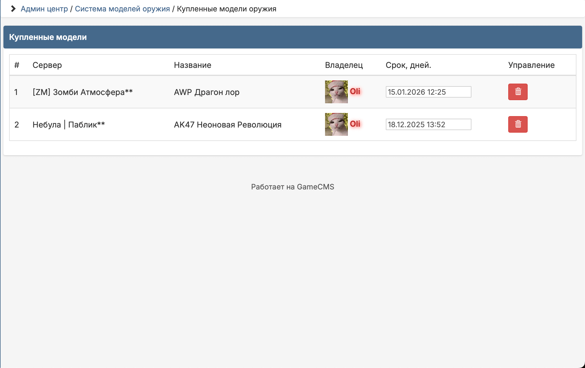 Система Продажи Моделей | WMS